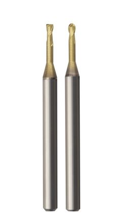 Microfresa de 2 Labios Plana de Metal Duro Alto Rendimiento, Grano Uf, Referencia 9470