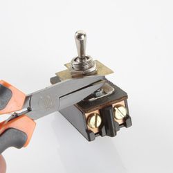 Minialicate De Precisión Teflonado De Bocas Planas ALYCO ORANGE, Referencia 170507