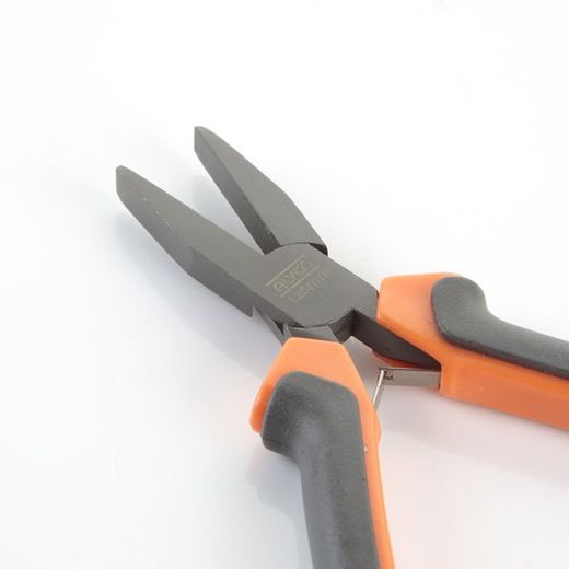Minialicate De Precisión Teflonado De Bocas Planas ALYCO ORANGE, Referencia 170507