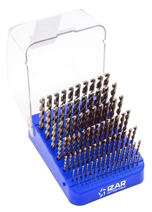 Juego De Brocas Mango Cilindrico, Mini-Cabinet De 1 A 10 X 0.10 mm, 91 Brocas, Din338n Ref. 1406