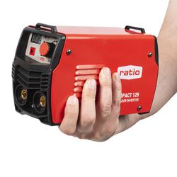 Minisoldador inverter RATIO Compact-125 Compacto, ligero, resistente. Referencia 618XIN125