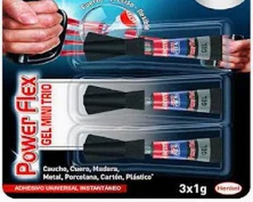 Adhesivo Super Glue 3 Power Flex Gel Mini Trio 3x1 Gramos Loctite