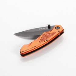 Navaja Inoxidable De Mango De Aluminio ALYCO ORANGE Filo De 85 Milimetros, Referencia 170890