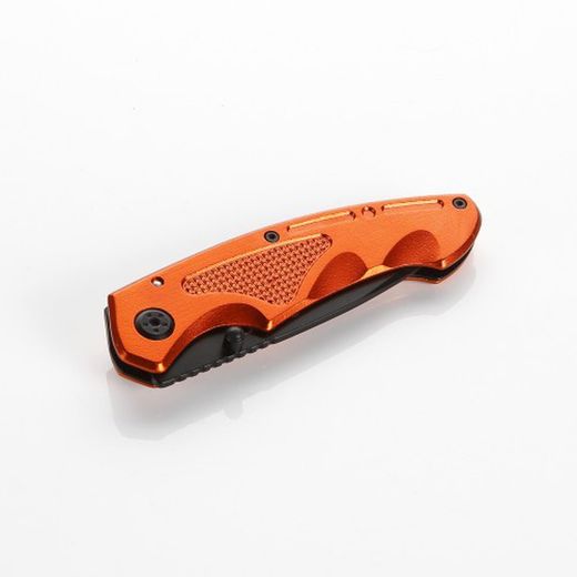 Navaja Inoxidable De Mango De Aluminio ALYCO ORANGE Filo De 85 Milimetros, Referencia 170890
