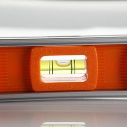 Nivel Torpedo Tubular Magnético 3 Fiolas Cuerpo Plástico ALYCO ORANGE de 235 Milimetros, Refrencia 171055