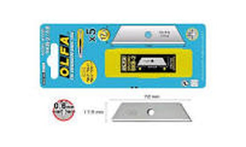 Hoja de seguridad de doble filo Olfa Skb-2/5b - Cuchilla Trapez. 72 X 17,5 Mm.