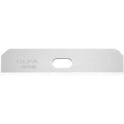 Olfa Skb-7/10b - Cuchilla 50 X 12,5 Mm.Hoja de repuesto SKB-7 SK-7 con borde fino de 90°, paquete de 10.