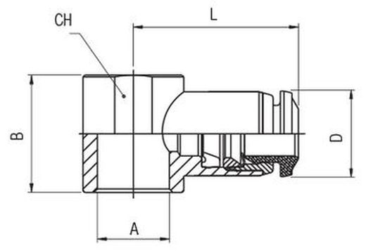 Racor Orientable Simple
