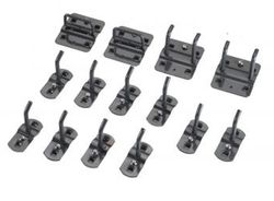 Conjunto De 16 Ganchos Y Soportes Para Paneles Perforados Y Mesas De Trabajo ALYCO P/192802-04-06-08, Referencia 113499