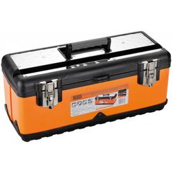 Pack 2 Cajas Metálicas Con Bandeja Interior ALYCO ORANGE, Refrencia 170790