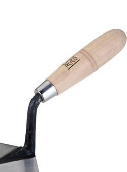 Paleta forjada tipo Madrid con mango de madera Alyco, De 215x116, Referencia 195915