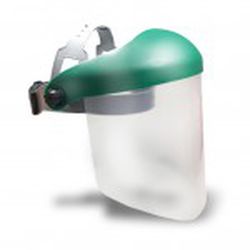 Pantalla Facial Policarbonato A20 Con Visera Azul A20az,Ó Verde A20v Clase Optica I