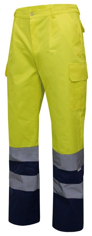 Pantalón Bicolor Multibolsillos Alta Visibilidad Referencia 303001-70