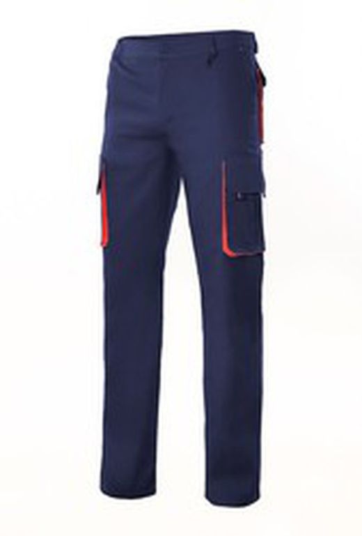 Pantalon Bicolor  Multibolsillos  Referencia 103004.