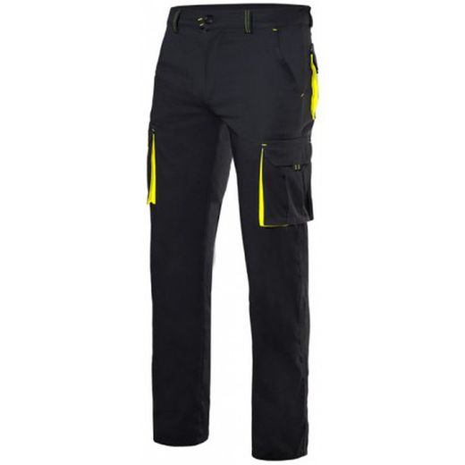 Pantalon Stretch Bicolor Multibolsillos Referencia 103008s