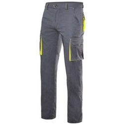 Pantalon Stretch Bicolor Multibolsillos Referencia 103008s
