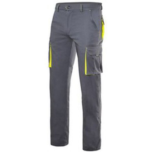 Pantalon Stretch Bicolor Multibolsillos Referencia 103008s