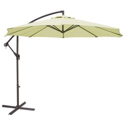 Parasol lateral de alumnio con toldo de 3 m. Gran resistencia en la intemperie ( 8704N3)