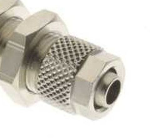 Racor Recto Intermedio Pasatabiques Para Tubo de 4 a 15 Milimetros y Rosca de M-5 a 1/2", Referencia 1050