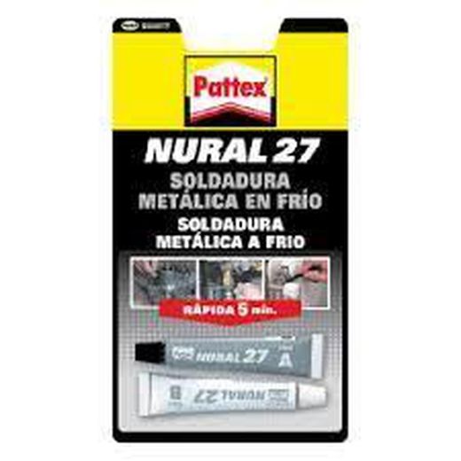Pattex Nural-27 Bl 22 Ml,Soldadura Metálica En Frío Rápida