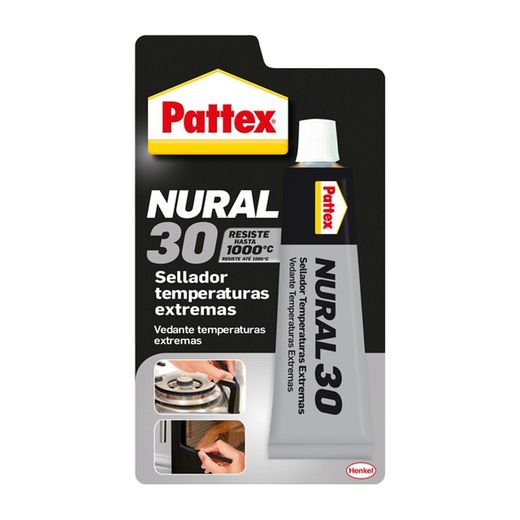 Pattex Nural-30 Bl 150 Gr, Masilla Para Altas Temperaturas Hasta 1000 ºc