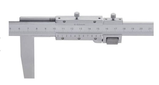 Pie De Rey Vernier Para Interiores Din 862 Capacidad De 30 - 300 Milimetros, Referencia 128170206