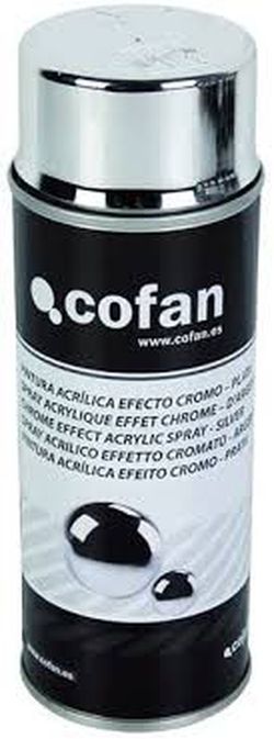 Pintura En Spray Cromo Plata 400 Ml