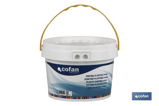 Pintura Plástica de exterior | Secado rápido | Recomendada para uso en exterior | Varios Tamaños. Referencia 15002372