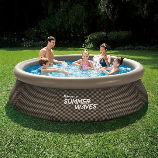 Piscina autoportante Summer Waves.Incluye depuradora de filtro cartucho . Ref. 693Y10 y 693Y11