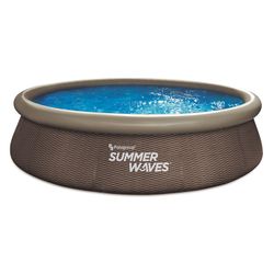 Piscina autoportante Summer Waves.Incluye depuradora de filtro cartucho . Ref. 693Y10 y 693Y11