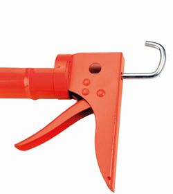 Pistola Sellante De cartuchos de silicona de Friccion 225mm Alyco-Orange. Referencia 198803.