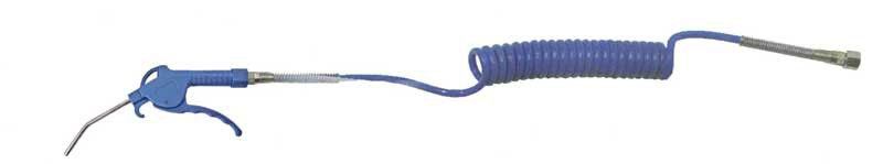 Pistola Sopladora Tecnopolimero Con Espiral Incorporada Con Terminal Roscado Hembra. Referencia BF104