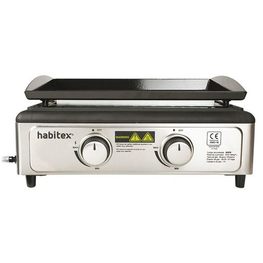 Plancha de gas HABITEX Bontempo 50 Fácil transporte. Ref. 552C8