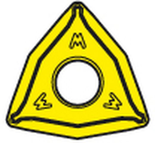 Plaquita Intercambiable de Torneado Wnmg 80º Negativa, Referencia 8580