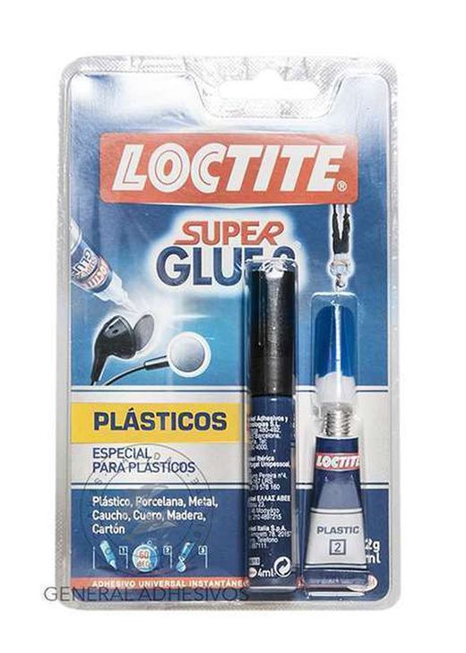 Adhesivo Super Glue Plasticos Dificiles 4 Ml / 2 Gramos Loctite