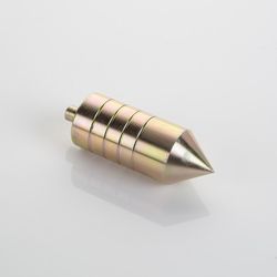 Plomada de acero con Nuez de Madera y cordón de nylon de 5 mm. Alyco. Referencia 197932.