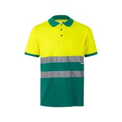 Polo Av Algodón Bicolor Manga Corta Referencia 305513