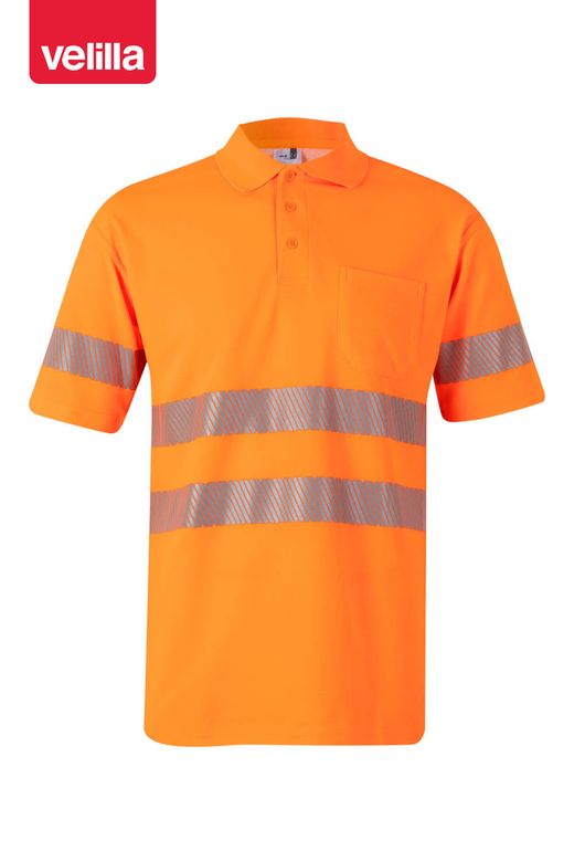 Polo algodón manga corta cinta segmentada. Referencia 305542