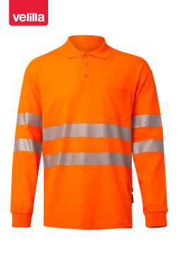 Polo algodón manga larga cinta segmentada. Ref. 305544