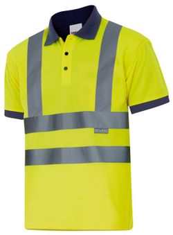 Polo Bicolor Alta visibilidad Manga Corta  Referencia  305502.