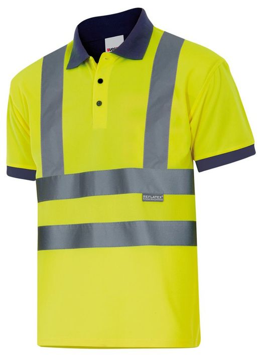 Polo Bicolor Alta visibilidad Manga Corta Referencia 305502.