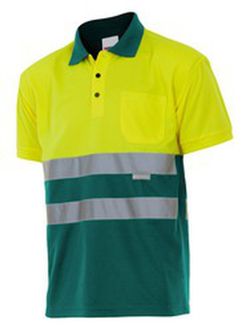 Polo Av Bicolor Manga Corta Referencia 173.