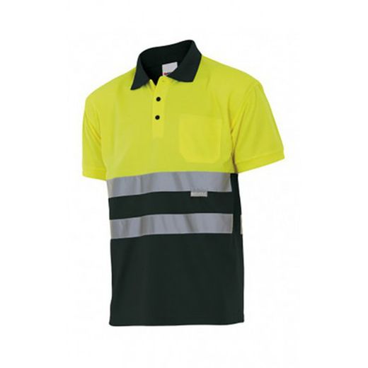 Polo Av Bicolor Manga Corta Referencia 173.