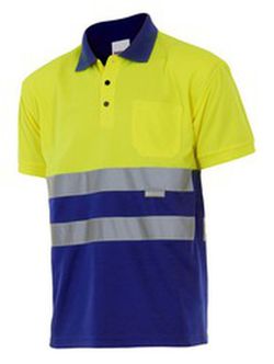 Polo Av Bicolor Manga Corta Referencia 173.