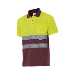 Polo Av Bicolor Manga Corta Referencia 173.