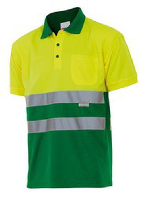 Polo Av Bicolor Manga Corta Referencia 173.