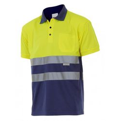 Polo Av Bicolor Manga Corta Referencia 173.
