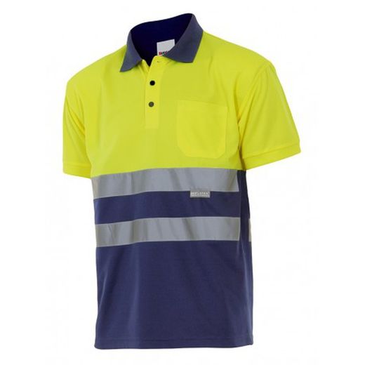 Polo Av Bicolor Manga Corta Referencia 173.