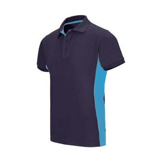 Polo Bicolor Manga Corta Referencia 105504