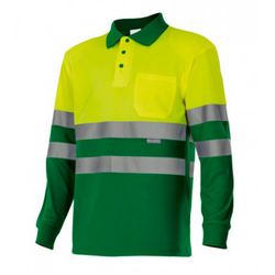 Polo Av Bicolor Manga Larga Referencia 175